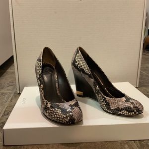 Wedge, Tory Burch, snake skin